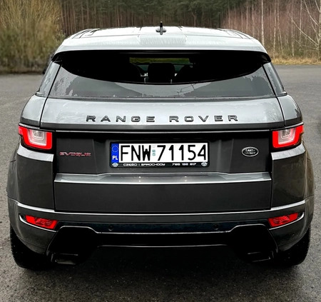 Land Rover Range Rover Evoque cena 99800 przebieg: 88000, rok produkcji 2015 z Kożuchów małe 277